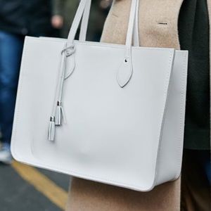 Cambridge Satchel Tassel Tote in clay!